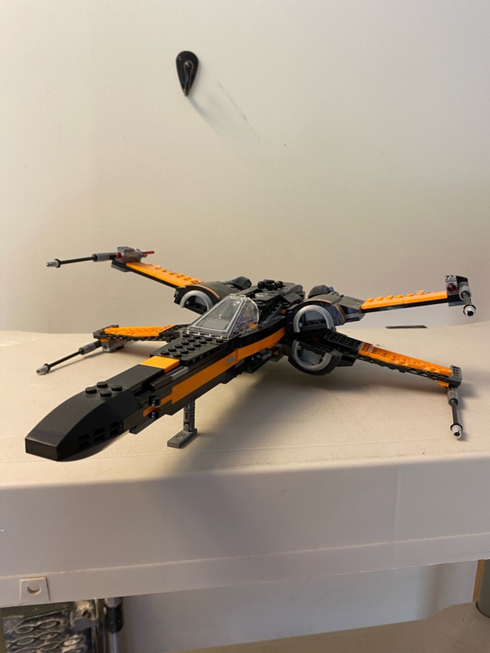 Star Wars Lego Poe’s X-Wing Fighter Completed 2015 The Force Awakens 75102-1
